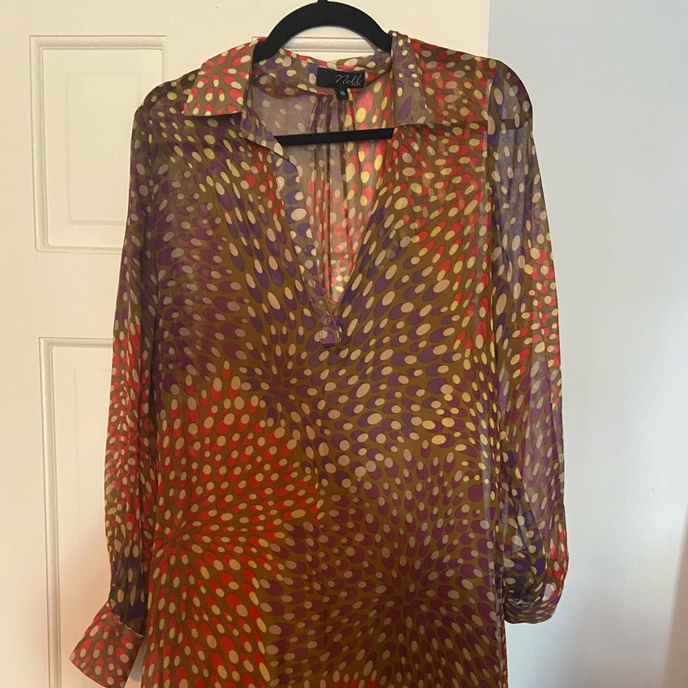 Beautiful shirt dress for any occasion.